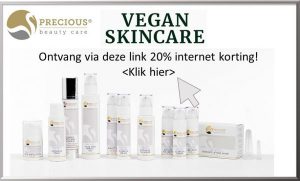 Koop nu met 20% korting de Precious Beauty Care vegan skincare